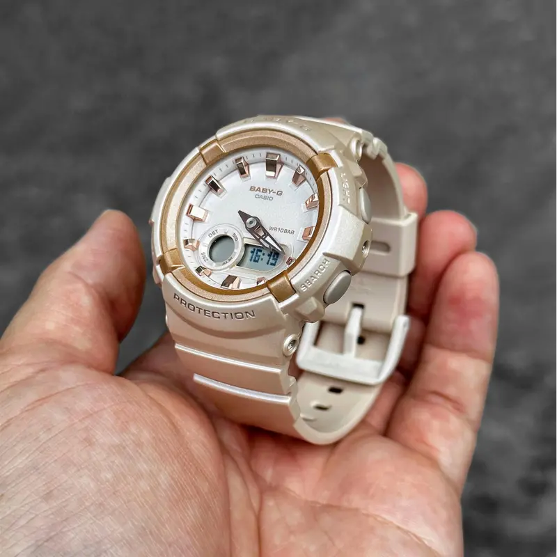 Casio Baby-G Beige Pink Resin Band Women's Sports Watch Bga-280Ba-4Adr 2