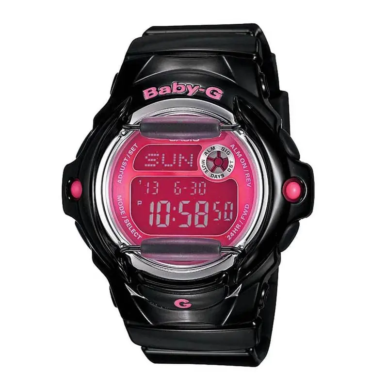 Casio Baby-G Bg-169R-1Bdr Digital Quartz Black Resin Women's Watch 1