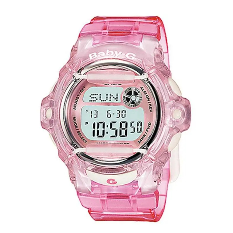Casio Baby-G Bg-169R-4Dr Digital Quartz Pink Resin Women's Watch 1