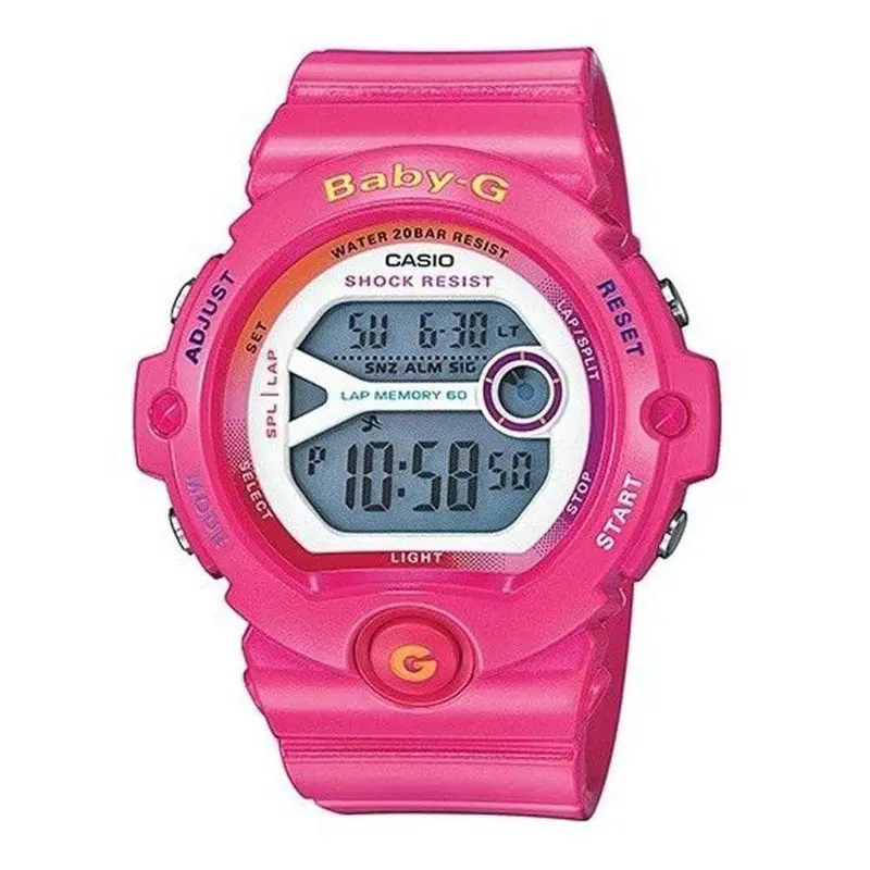 Casio Baby-G Bg-6903-4Bdr Running Digital Quartz Pink Resin Women's Watch 1