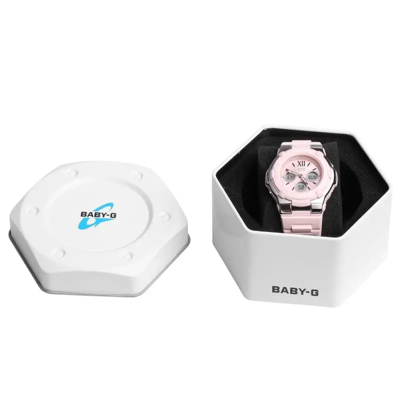 Casio Baby-G Bga-110Bl-4Bdr Digital Quartz Pink Resin Women's Watch 2
