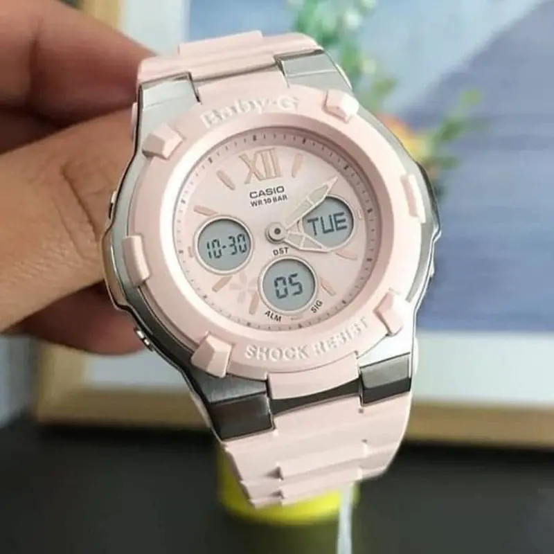 Casio Baby-G Bga-110Bl-4Bdr-P Digital Quartz Pink Resin Women's Watch 2