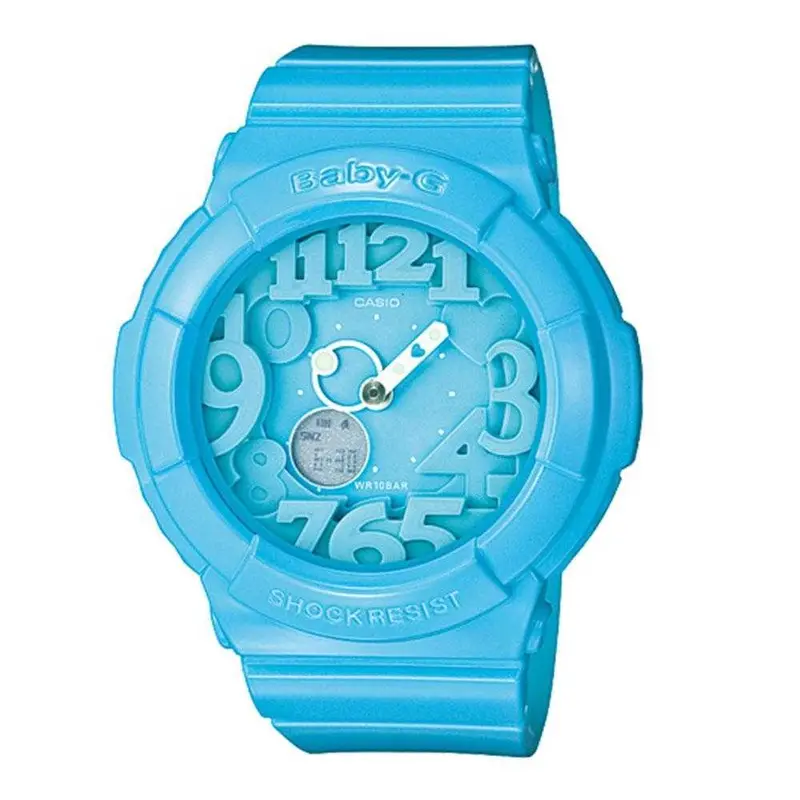 Casio Baby-G Bga-130-2Bdr Digital Quartz Blue Resin Women's Watch 1