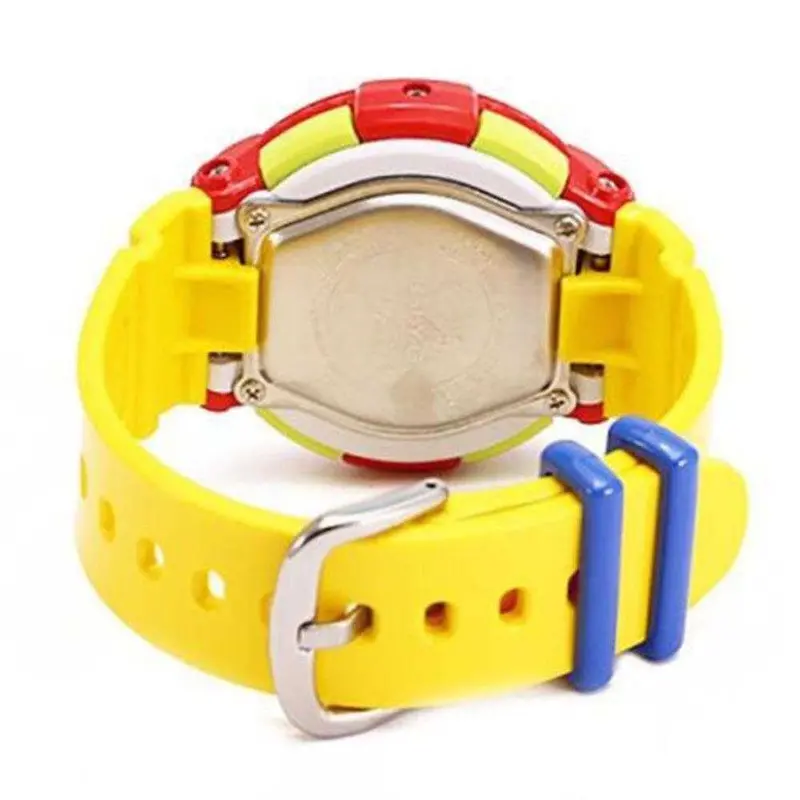 Casio Baby-G Bga-131-4B5dr Digital Quartz Red Yellow Resin Women's Watch 2