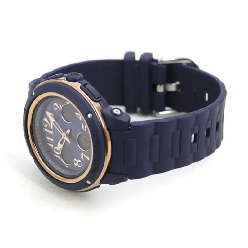 Casio Baby-G Bga-150Pg-2B2dr Digital Quartz Blue Resin Women's Watch 2