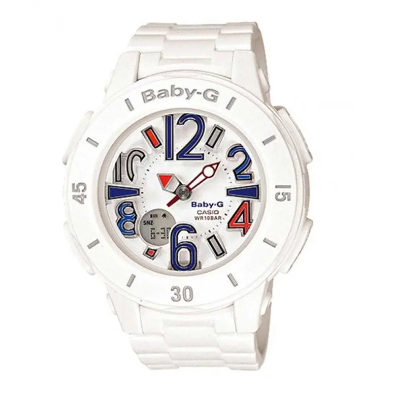 Casio Baby-G Bga-170-7B2dr Digital Quartz White Resin Women's Watch 1