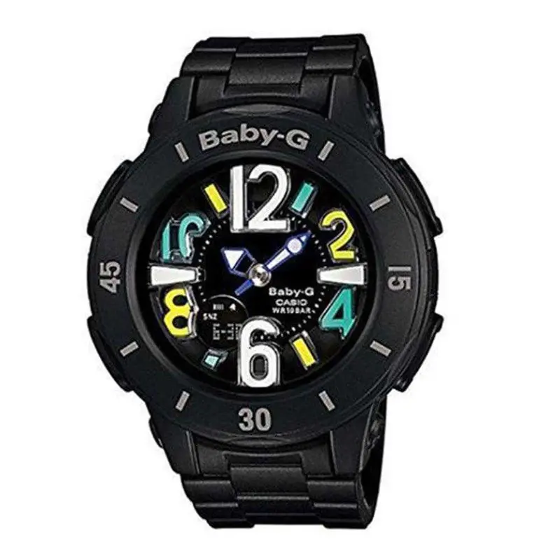 Casio Baby-G Bga-171-1Bdr Neon Illuminator Digital Quartz Black Resin Women's Watch 1