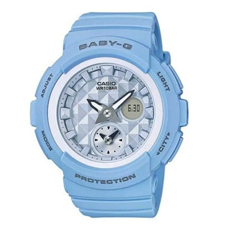 Casio Baby-G Bga-190Be-2Adr Digital Quartz Blue Resin Women's Watch 1