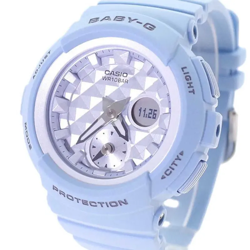 Casio Baby-G Bga-190Be-2Adr Digital Quartz Blue Resin Women's Watch 2
