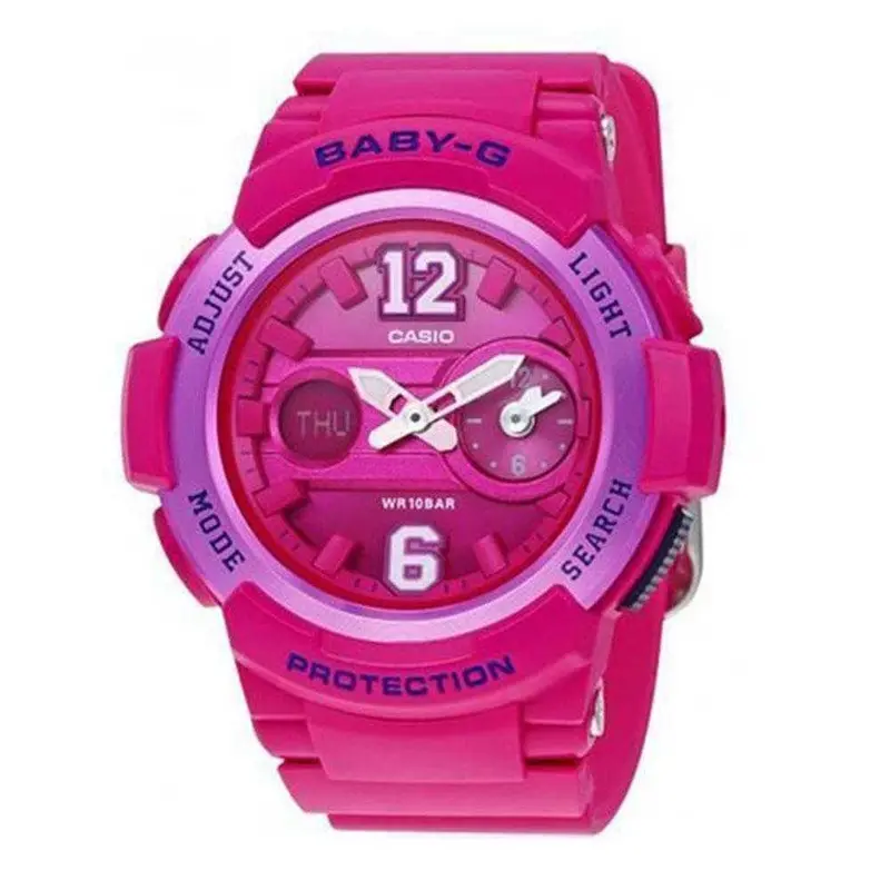 Casio Baby-G Bga-210-4B2dr Digital Quartz Pink Resin Women's Watch 1