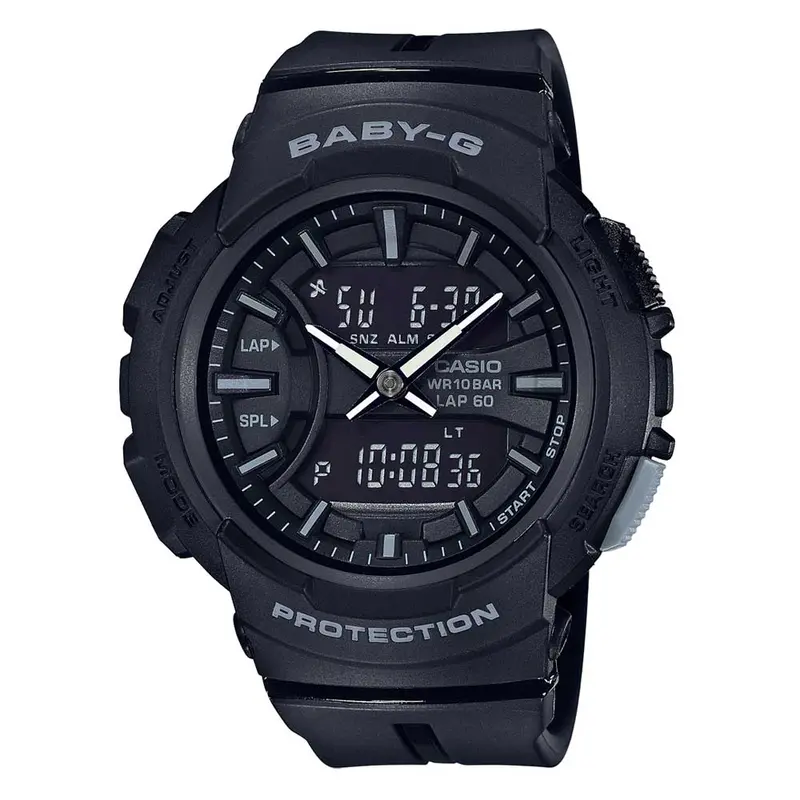 Casio Baby-G Bga-240Bc-1Adr Digital Quartz Black Resin Women's Watch 1