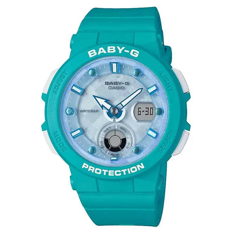 Casio Baby-G Bga-250-2Adr Digital Quartz Blue Resin Women's Watch 1