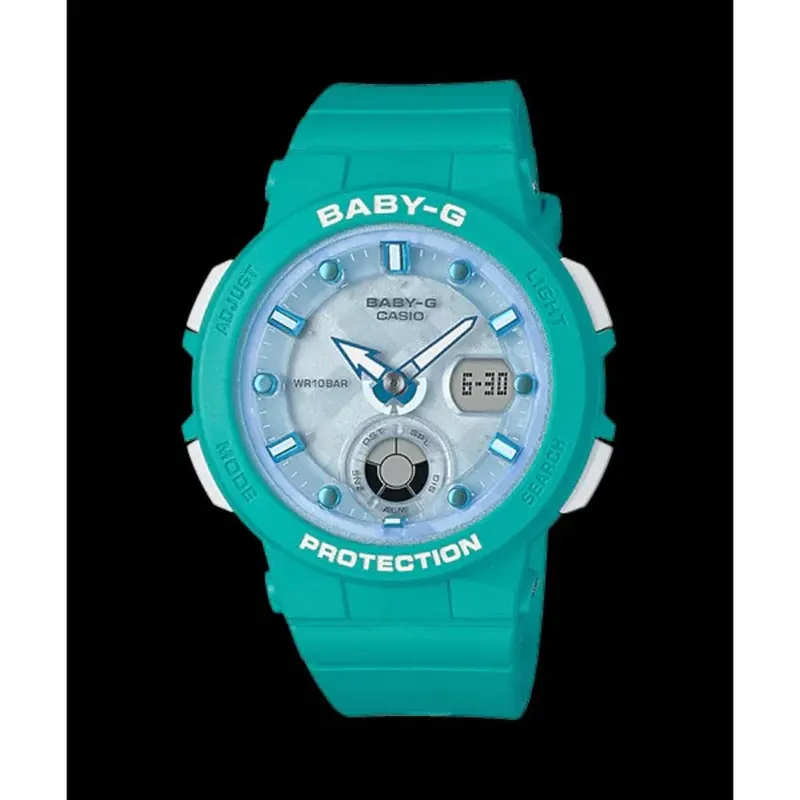 Casio Baby-G Bga-250-2Aer Baby-G Beach Traveler Series Blue Green Unisex's Watch 1