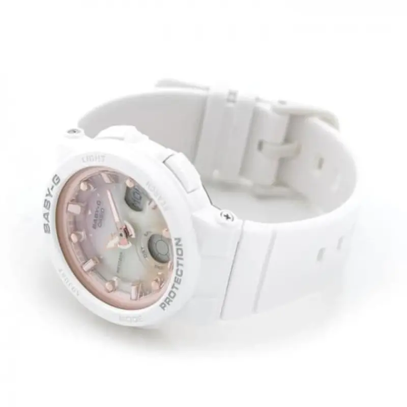 Casio Baby-G Bga-250-7A2dr Digital Quartz White Resin Women's Watch 2