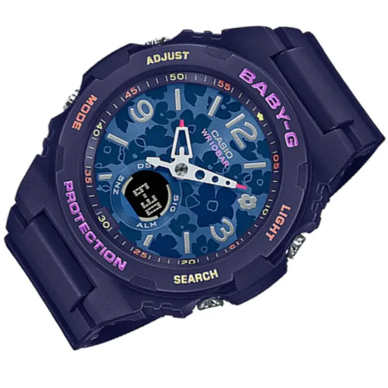 Casio Baby-G Bga-260Fl-2Adr Blue Analog Digital Resin Strap Women's Watch 2