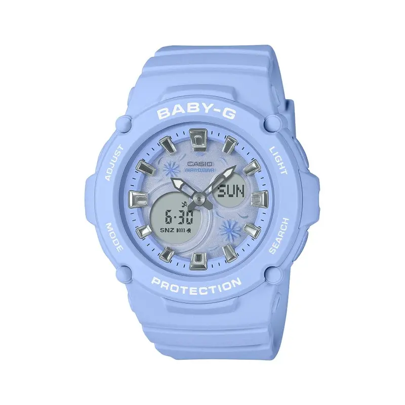 Casio Baby-G Bga-270Fl-2Adr Blue Resin Strap Women Watch 1