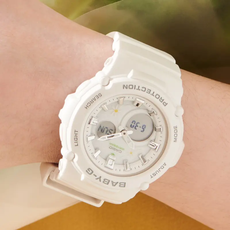 Casio Baby-G Bga-270Fl-7Adr White Resin Strap Womens Watch 2