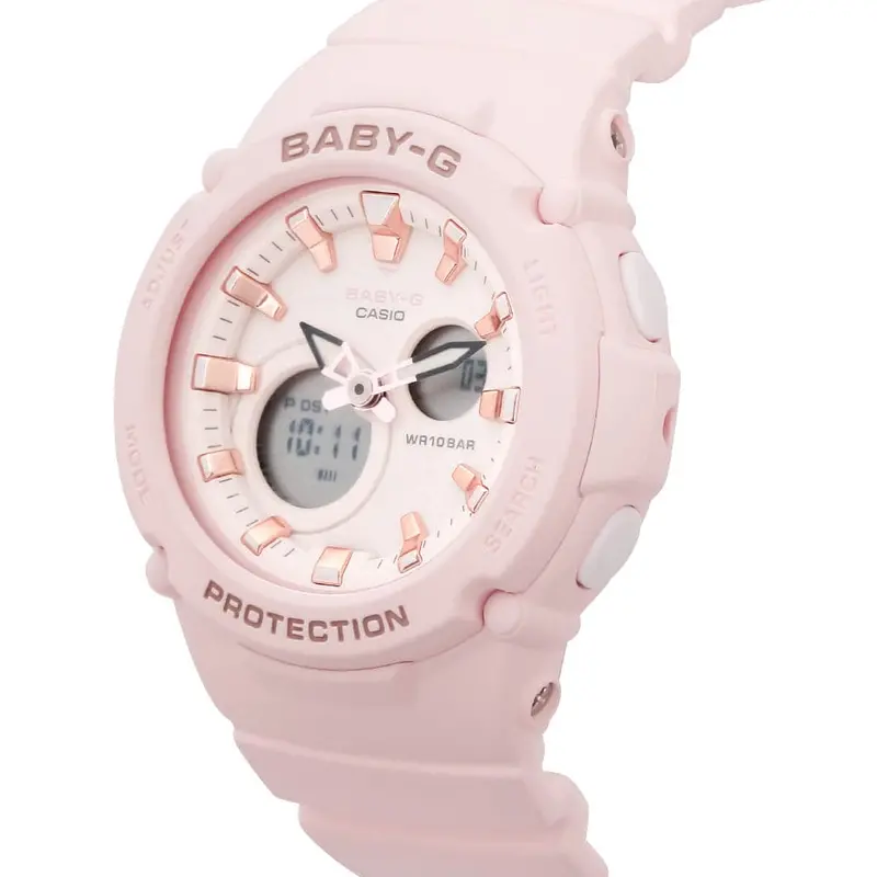 Casio Baby-G Bga-275-4Adr Pink Resin Strap Ladies Watch 2