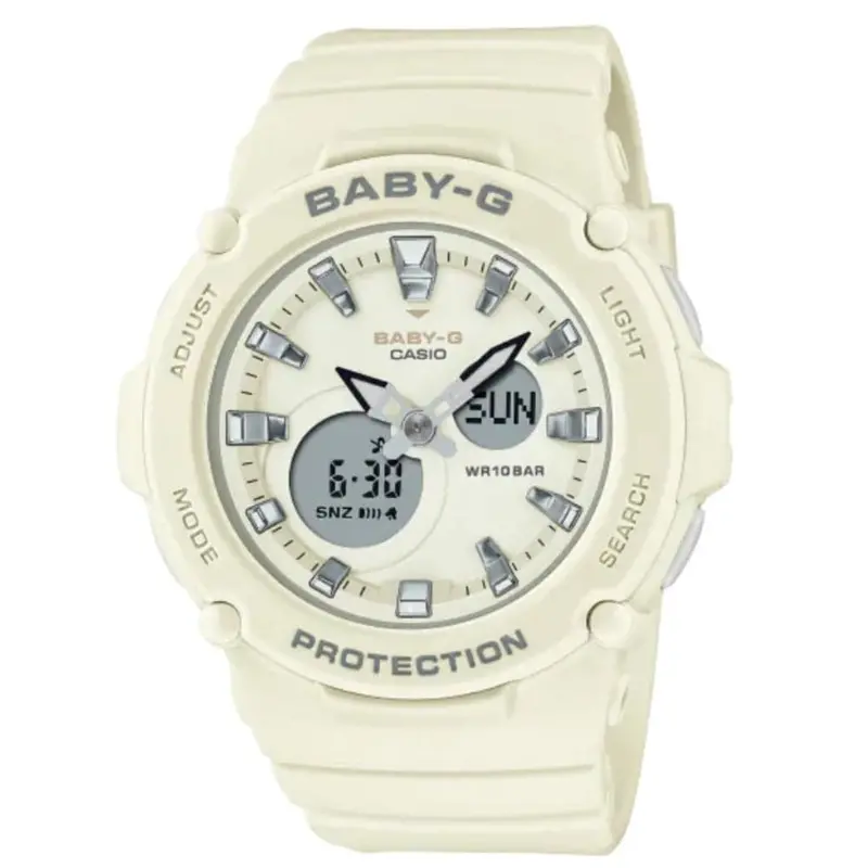 Casio Baby-G Bga-275-7Adr White Resin Strap Women Watch 1