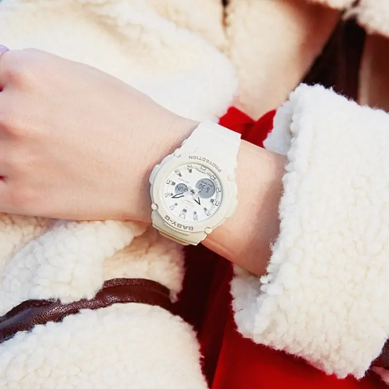 Casio Baby-G Bga-275-7Adr White Resin Strap Women Watch 2