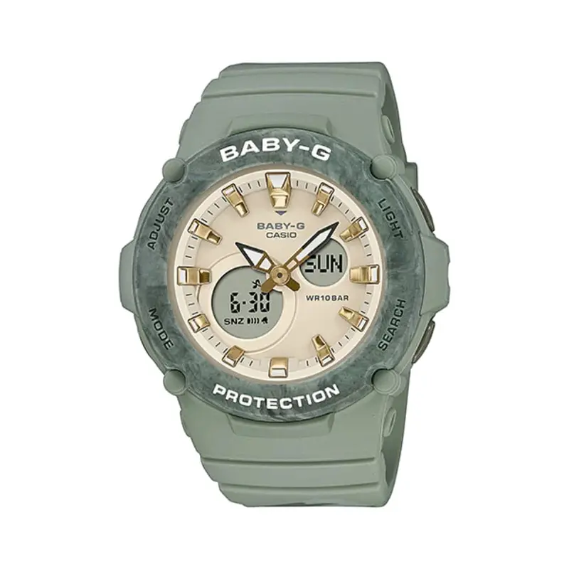 Casio Baby-G Bga-275M-3Adr Green Strap Ladies Watch 1