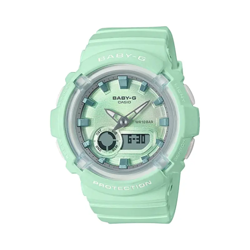 Casio Baby-G Bga-280-3Adr Green Resin Strap Unisex Watch 1