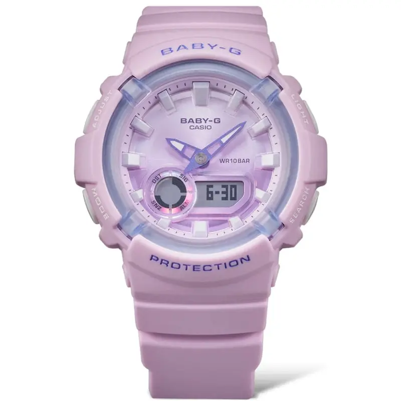 Casio Baby-G Bga-280Dr-4Adr Violet Resin Strap Womens Watch 1