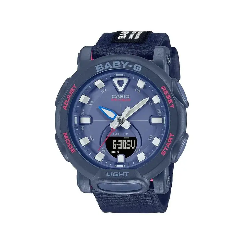 Casio Baby-G Bga-310C-2Adr Analog Digital Blue  Cloth  Strap Women's Watch 1