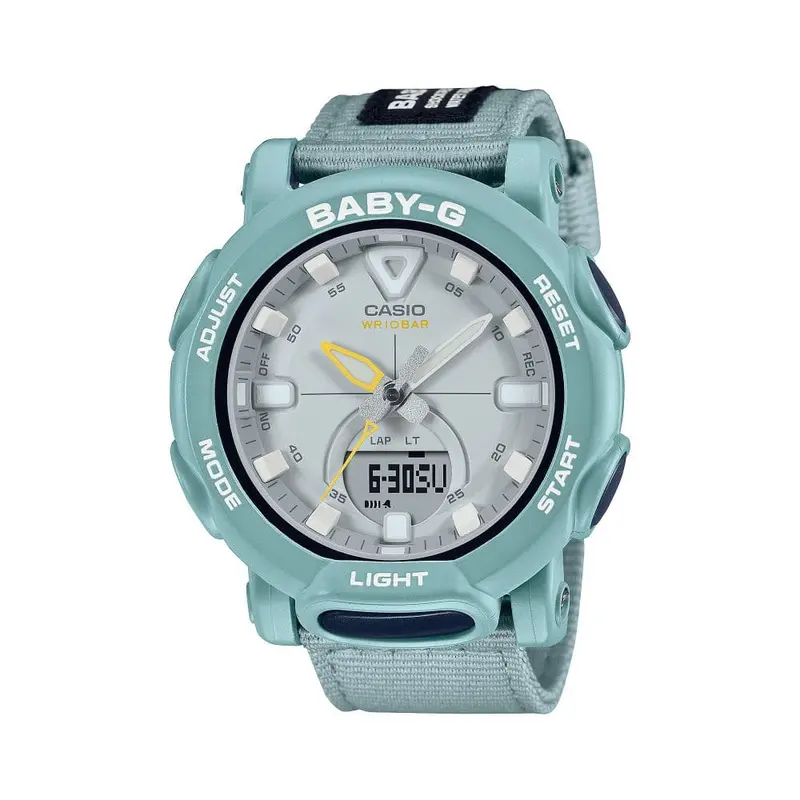 Casio Baby-G Bga-310C-3Adr Analog Digital Gray Cloth Strap Women's Watch 1