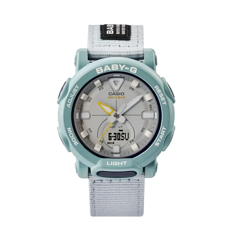 Casio Baby-G Bga-310C-3Adr Analog Digital Gray Cloth Strap Women's Watch 2