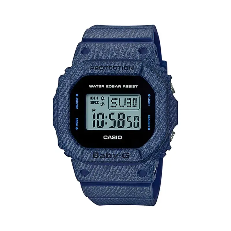 Casio Baby-G Bgd-560De-2Dr Digital Quartz Denim Blue Resin Women's Watch 1