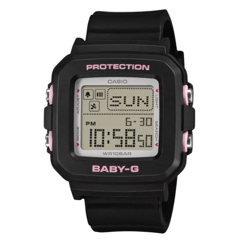 Casio Baby-G Black Resin Strap Women Watch - Shock Resistant | Bgd-10Kh-1Dr-P 1