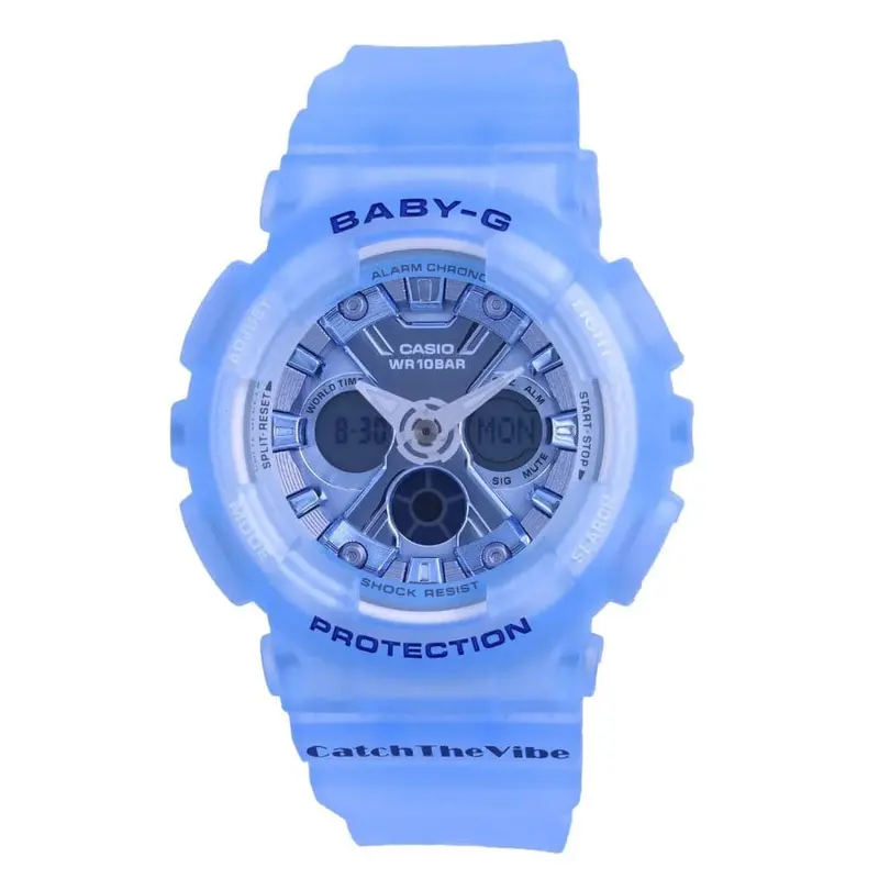 Casio Baby-G Blue Resin Strap Women's Watch Ba-130Cv-2Adr-P 1