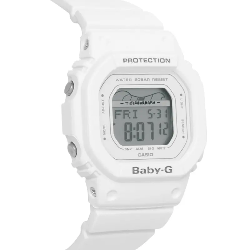 Casio Baby-G Blx-560-7Dr G-Lide Digital Quartz White Resin Women's Watch 2