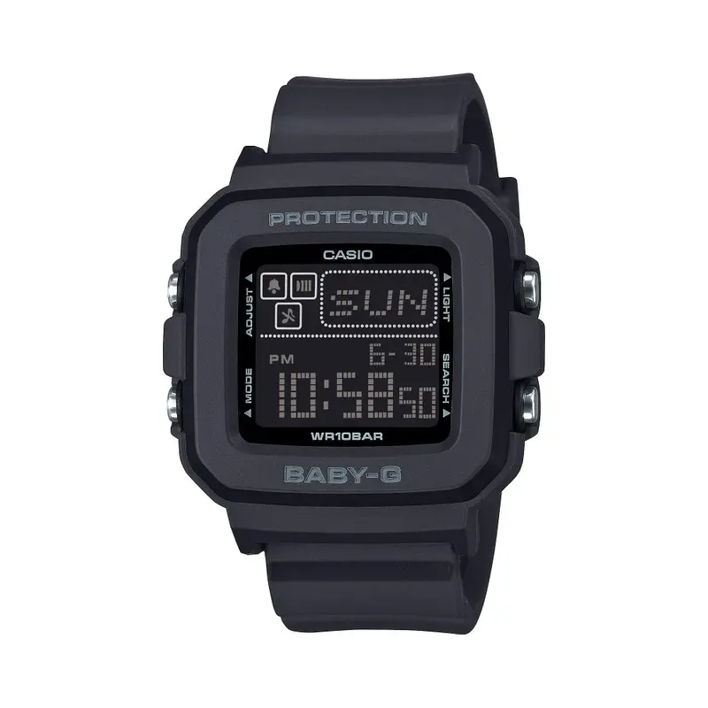 Casio Baby-G Digital Black Resin Strap Women's Watch Bgd-10-1Dr 1