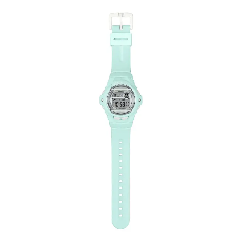 Casio Baby-G Digital Mint Green Resin Strap Women Watch Bg-169U-3Dr-P 2