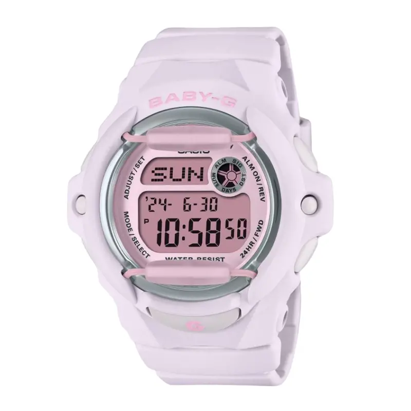 Casio Baby-G Digital Pink Resin Strap Women Watch Bg-169U-4Bdr-P 1