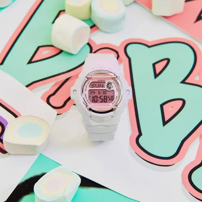 Casio Baby-G Digital Pink Resin Strap Women Watch Bg-169U-4Bdr-P 2