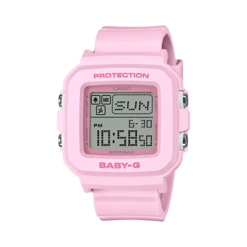 Casio Baby-G Digital Pink Resin Strap Women's Watch Bgd-10-4Dr 1