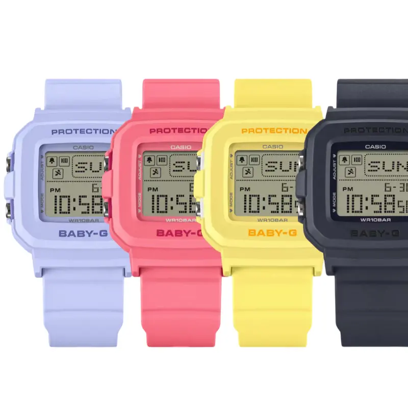 Casio Baby-G Digital Resin Strap Women Watch Bgd-10Kh Series 1