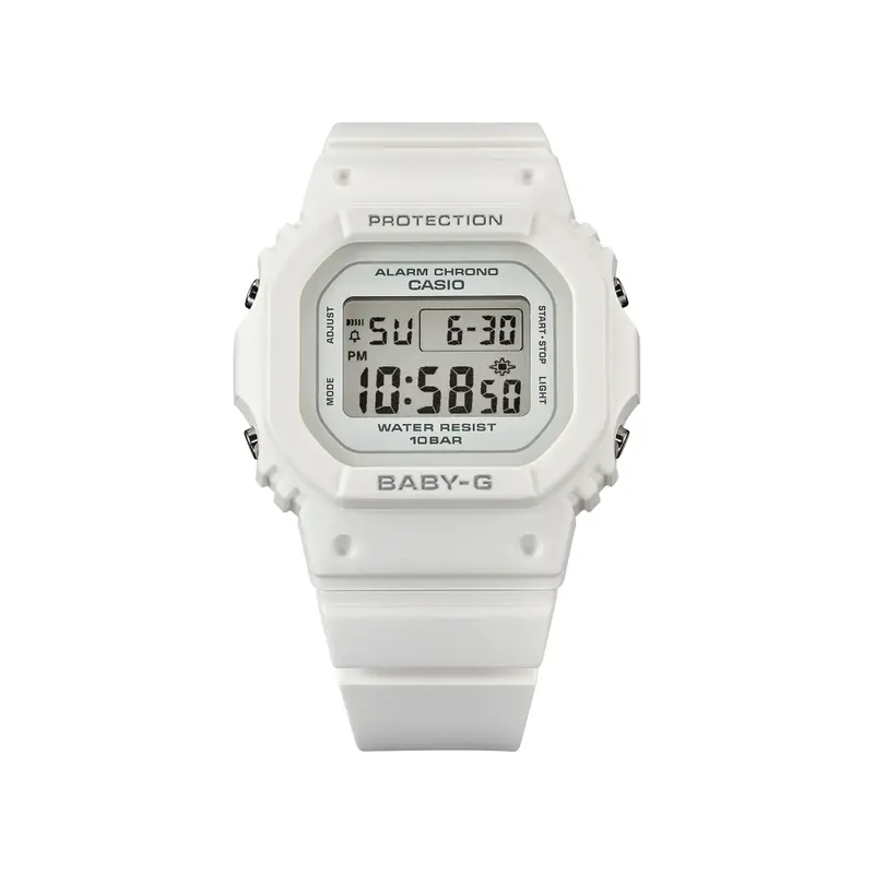 Casio Baby-G Digital White Resin Strap Women Watch Bgd-565-7Dr 2