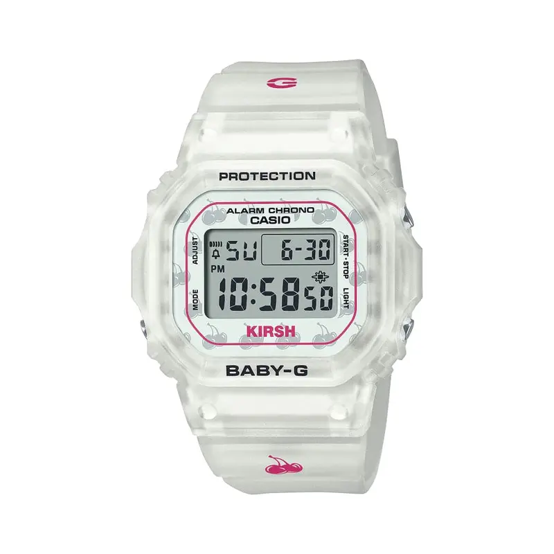 Casio Baby-G Digital White Resin Strap Women Watch Bgd-565Krs-7Dr-P 1