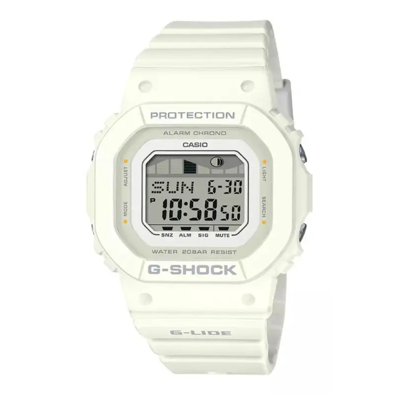 Casio Baby-G Digital White Resin Strap Women Watch Glx-S5600-7Bdr-P 1