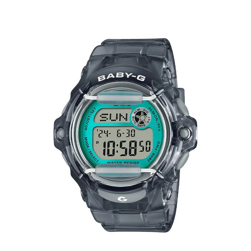 Casio Baby-G Gray Strap Shock Resistant 200 Meter Digital Watch For Women Bg-169U-8Bdr 1