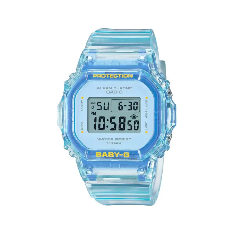 Casio Baby-G Lineup Translucent Blue Resin Band Women's Watch Bgd-565Sj-2Dr 1
