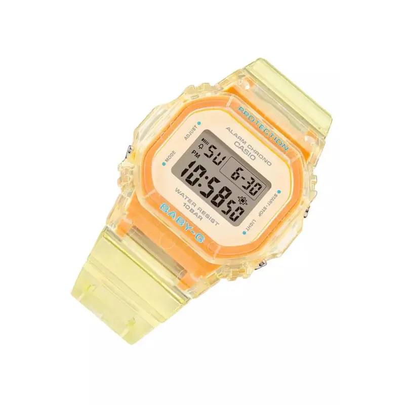 Casio Baby-G Lineup Yellow Transparent Resin Band Women's Watch Bgd-565Sj-9Dr-P 2