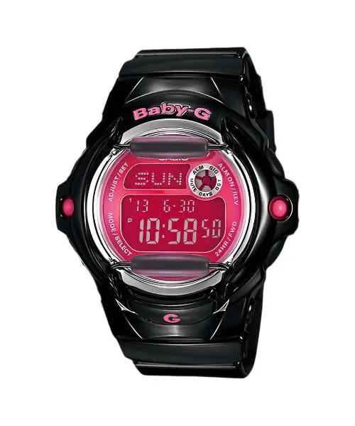 Casio Baby-G Pink And Black Digital Watch Bg-169U-1Bdr 1