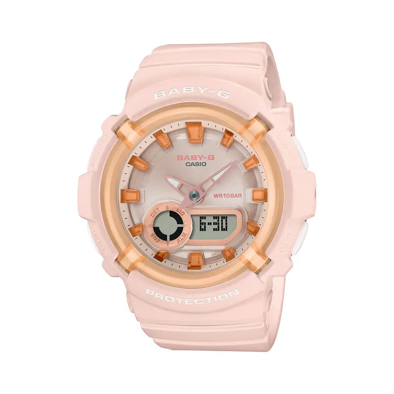 Casio Baby-G Pink Dial And Rubber Strap Women Watch Bga-280Sw-4Adr 1