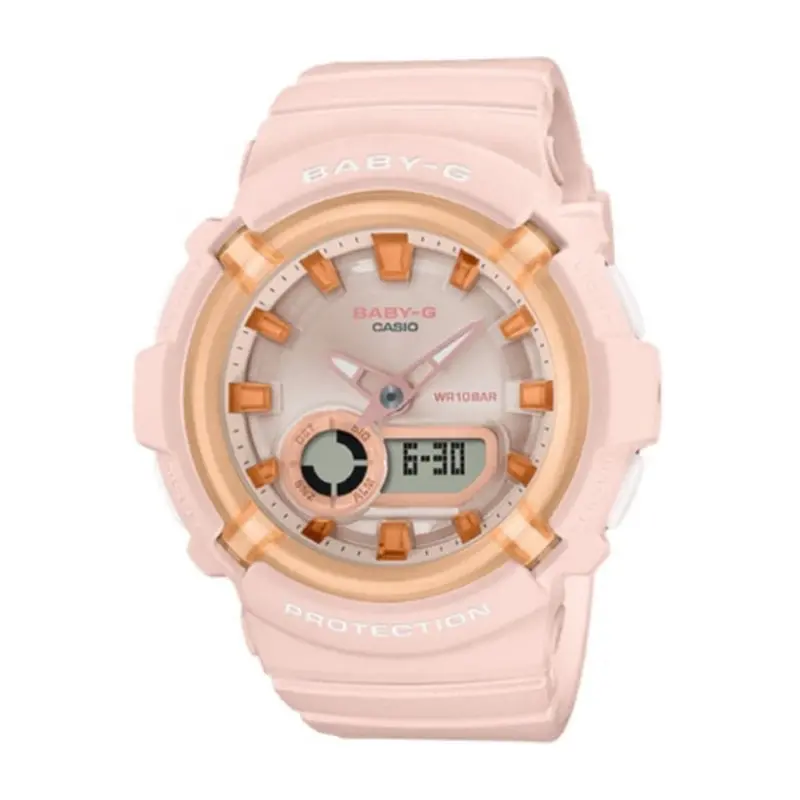 Casio Baby-G Pink Dial & Rubber Strap Women Watch Bga-280Sw-4Adr-P 1