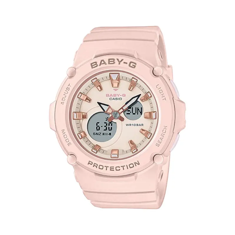 Casio Baby-G Pink Resin Strap Women Watch Bga-275-4Adr-P 1